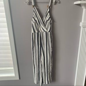 American Eagle Striped Jumpsuit
